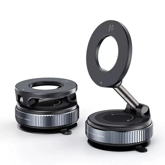 Vacuum Magnetic Universal Holder Magsafe Suction Cup Phone Holder 360 ° Adjustable Magnetic Phone Holder Foldable Pocket Size