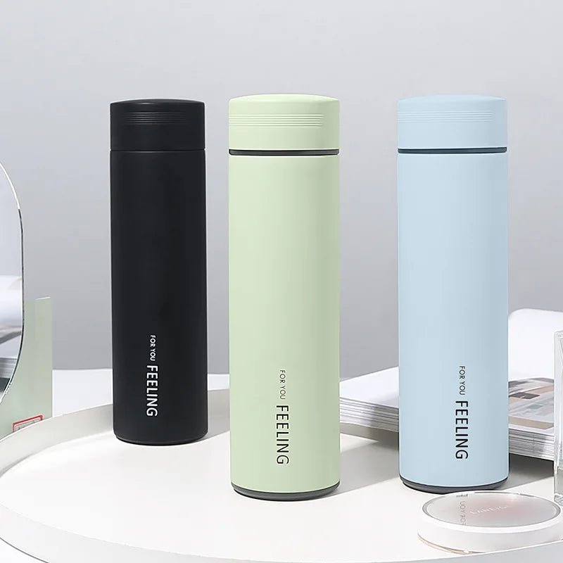 Smart Thermal Bottle Stainless Steel Thermos Water Bottle for Children Vacuum Flasks Keeps Cold Insulation Cup for Tea