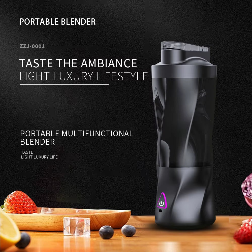 Hot Sale Factory Direct Supply HD-10 600ML Electric USB Rechargeable Portable Blender USB Protein Blender Portable Mini Blender