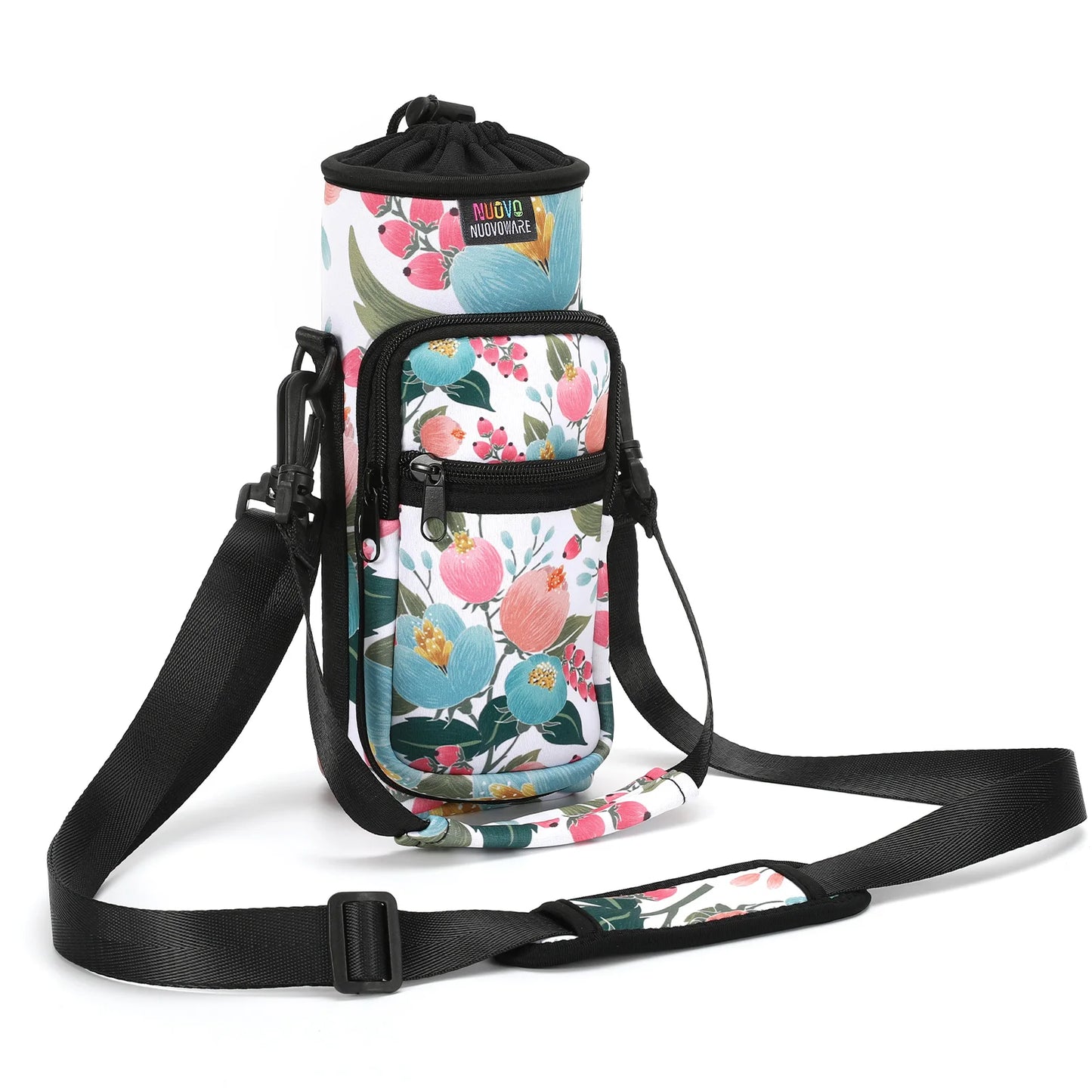 Water Bottle Carrier Holder Bag Universal Water Bottle Pouch High Capacity Sports Water Bottle Bag Outdoor Travel Camping