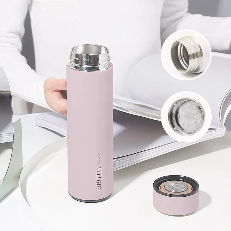 Smart Thermal Bottle Stainless Steel Thermos Water Bottle for Children Vacuum Flasks Keeps Cold Insulation Cup for Tea