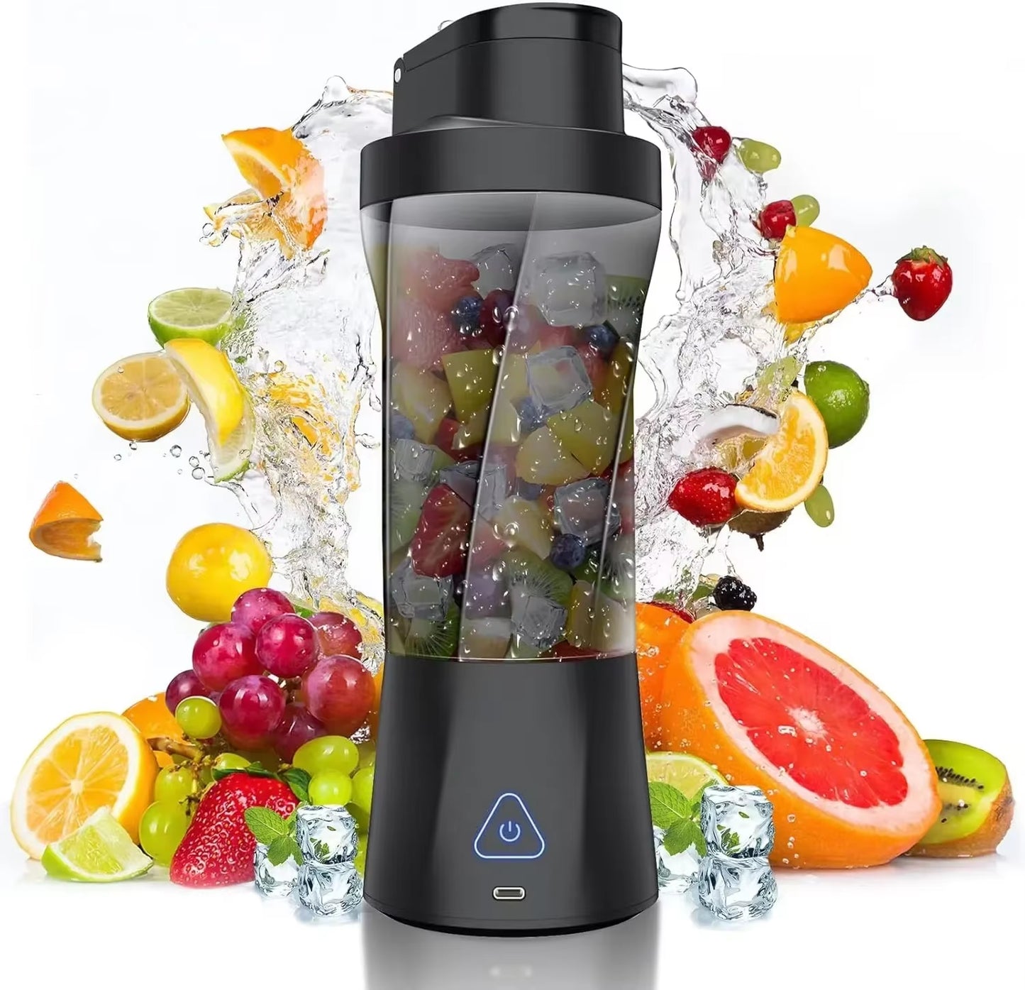 Hot Sale Factory Direct Supply HD-10 600ML Electric USB Rechargeable Portable Blender USB Protein Blender Portable Mini Blender